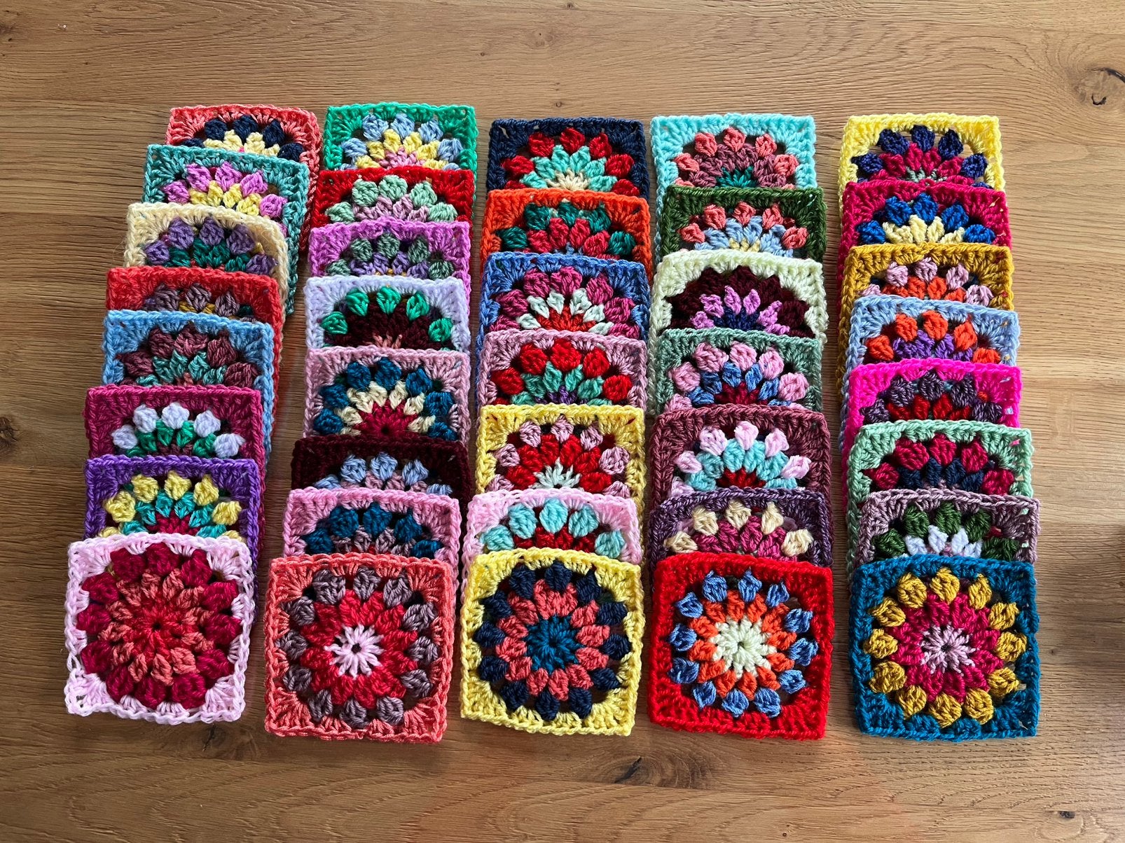 🌸Granny Squares gehaakte vierkantjes 🌸, Verzenden, Nieuw