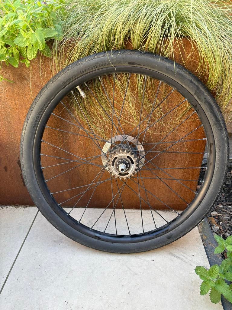 VanMoof X3 achterwiel, Fietsen en Brommers, Fietsonderdelen, Wiel, Gebruikt, Kinderfiets, Ophalen of Verzenden