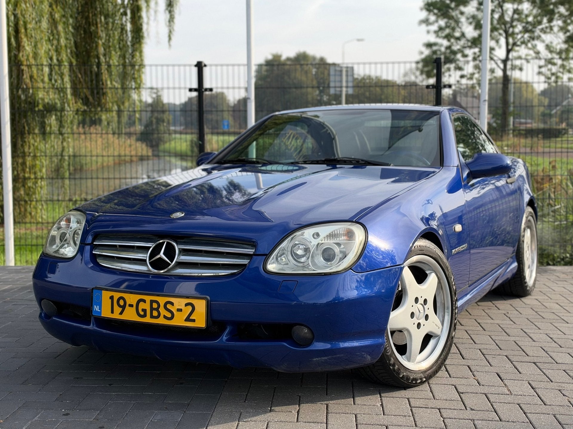Mercedes-Benz SLK-klasse 230 K. AMG / AUT / AIRCO / CRUISE /, Auto's, Achterwielaandrijving, Zwart, 4 cilinders, Cabriolet