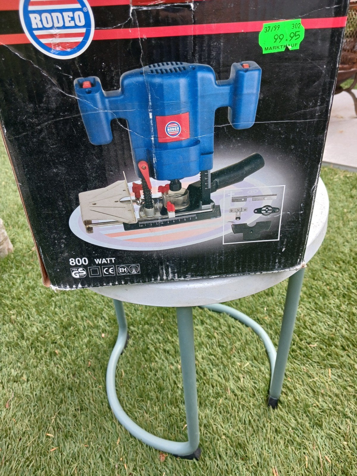Rodeo Bovenfrees 800W - Perfect voor houtbewerking, Gebruikt, Rodeo, Ophalen of Verzenden, Bovenfrees