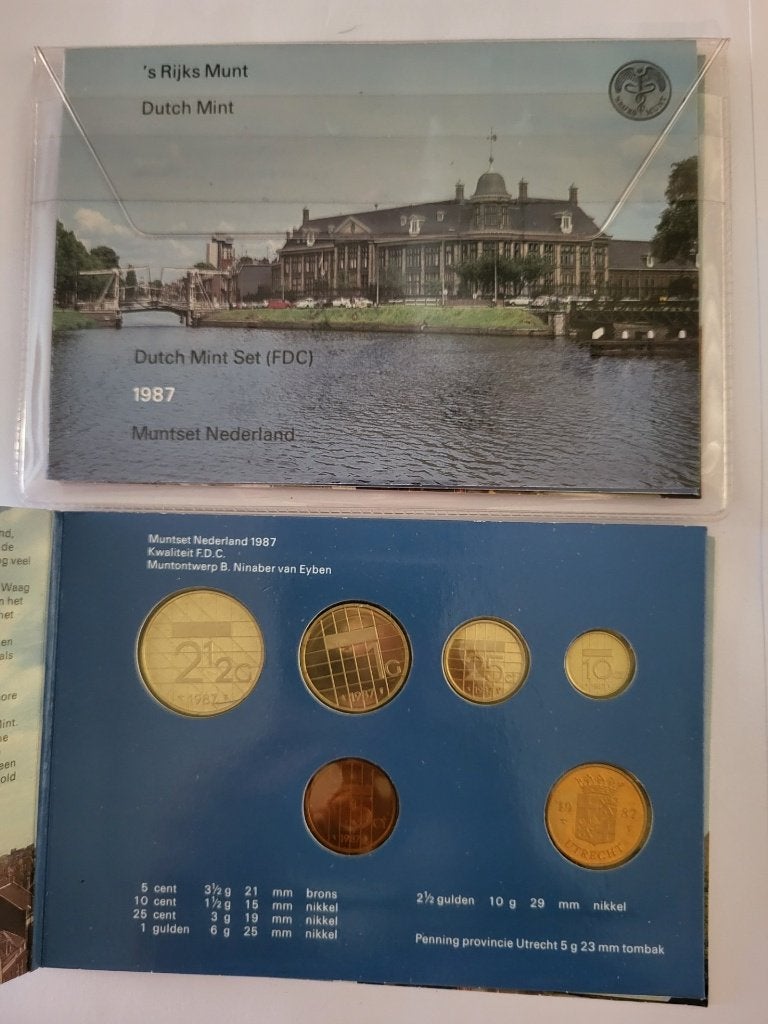 Rijksmunt Jaarset Nederland 1987 FDC, Postzegels en Munten, Munten | Nederland, Ophalen of Verzenden, Koningin Beatrix, Overige waardes