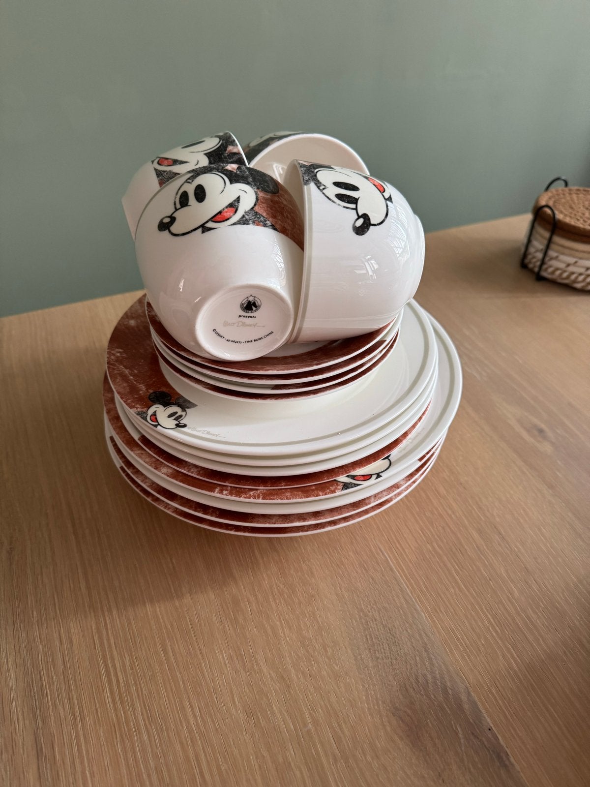 Disney Servies - Mickey Mouse, Ophalen, Overige merken, Keramiek, Zo goed als nieuw