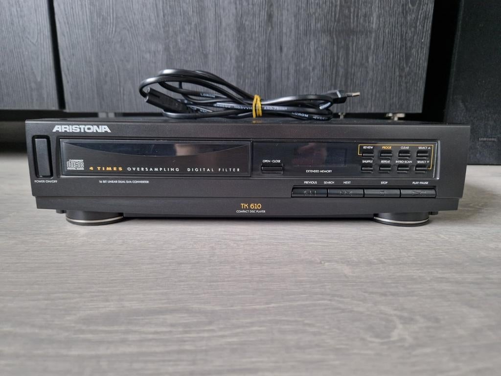 Aristona TK 610 compact disc player, getest en werkt, Ophalen of Verzenden, Philips
