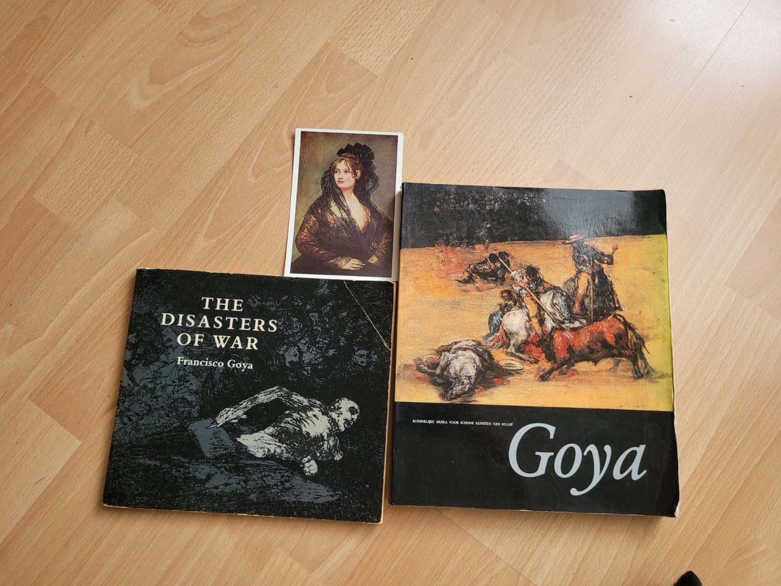 Boeken en ansichtkaart Goya, Ophalen of Verzenden, Zo goed als nieuw
