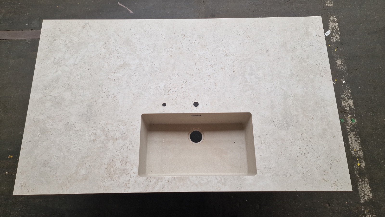 Dekton Sabbia Satin Composiet Eilandblad met Franke Spoelbak, Overige typen, Zo goed als nieuw, Steen/keramiek, Overige merken