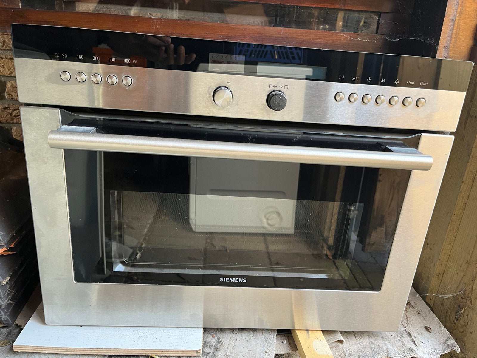Siemens inbouw magnetron, Ophalen, Gebruikt, Inbouw, Siemens