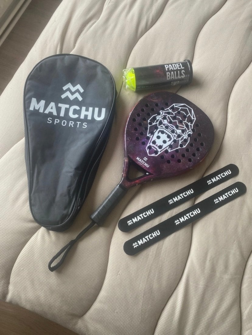 Matchu Sports Padel Racket Set, Sport en Fitness, Padel, Ophalen of Verzenden, Zo goed als nieuw, Padelracket