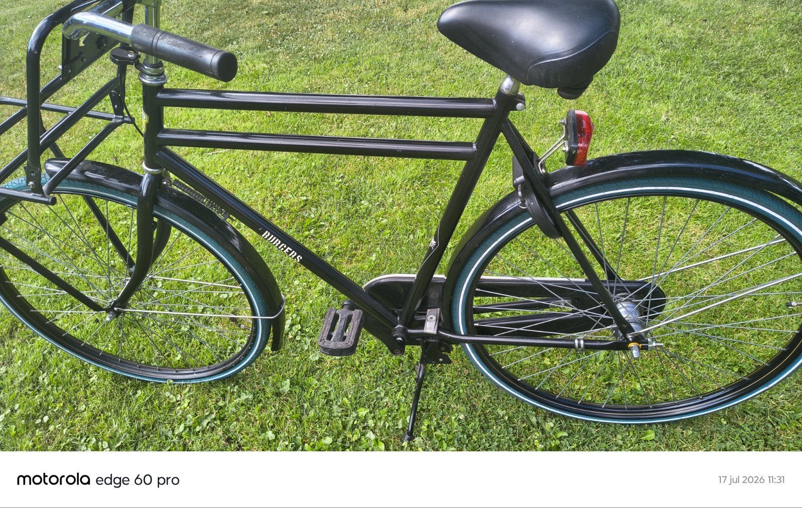 Burgers transportfiets met voordrager, Fietsen en Brommers, Fietsen | Heren | Herenfietsen, Ophalen, Gebruikt, Overige merken