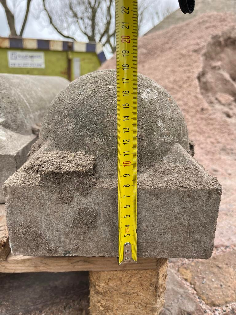 Betonnen varkensruggen - 4 stuks, Ophalen, Overige materialen, Gebruikt, Overige typen