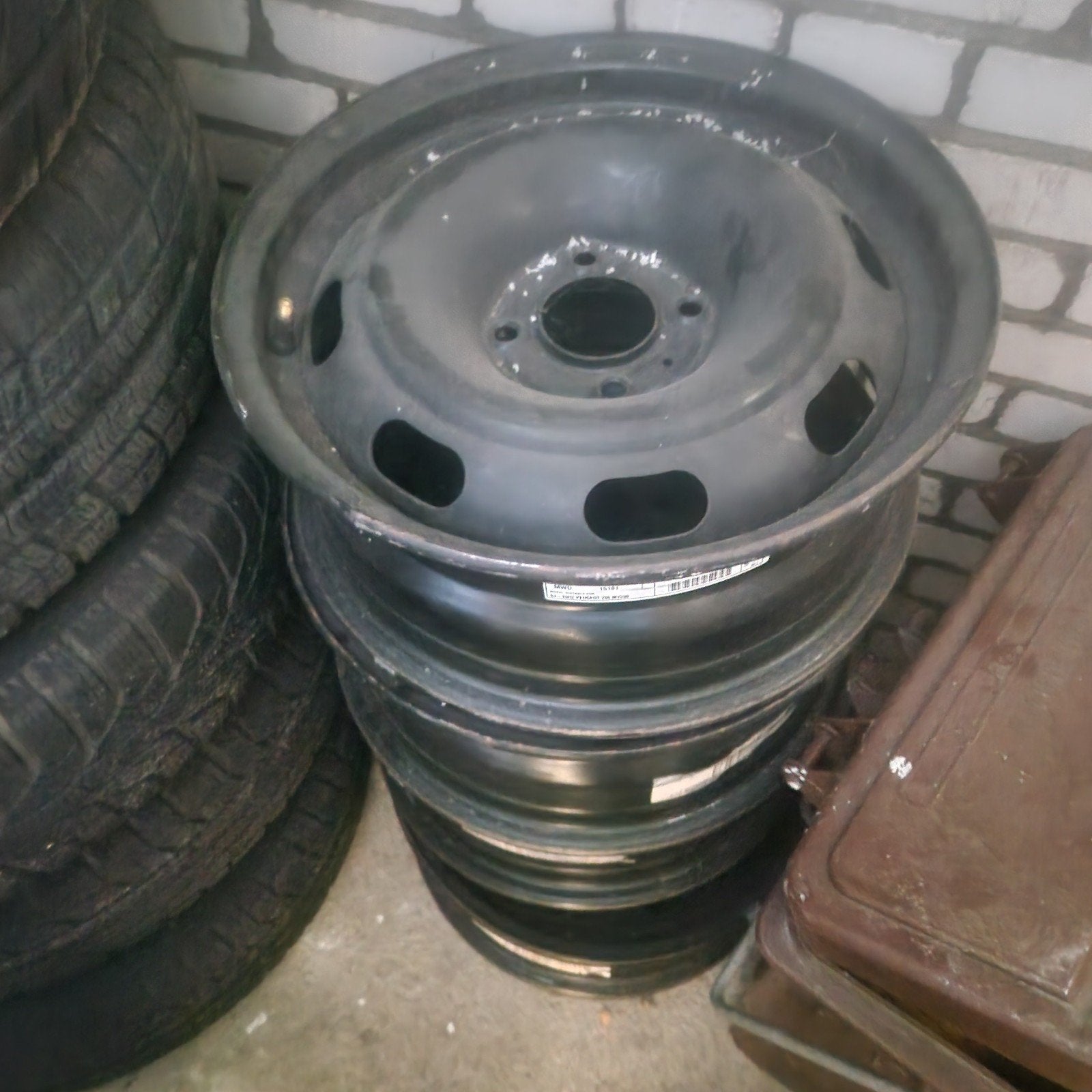 Stalen velgen voor Peugeot 15 inch, Ophalen of Verzenden, Gebruikt