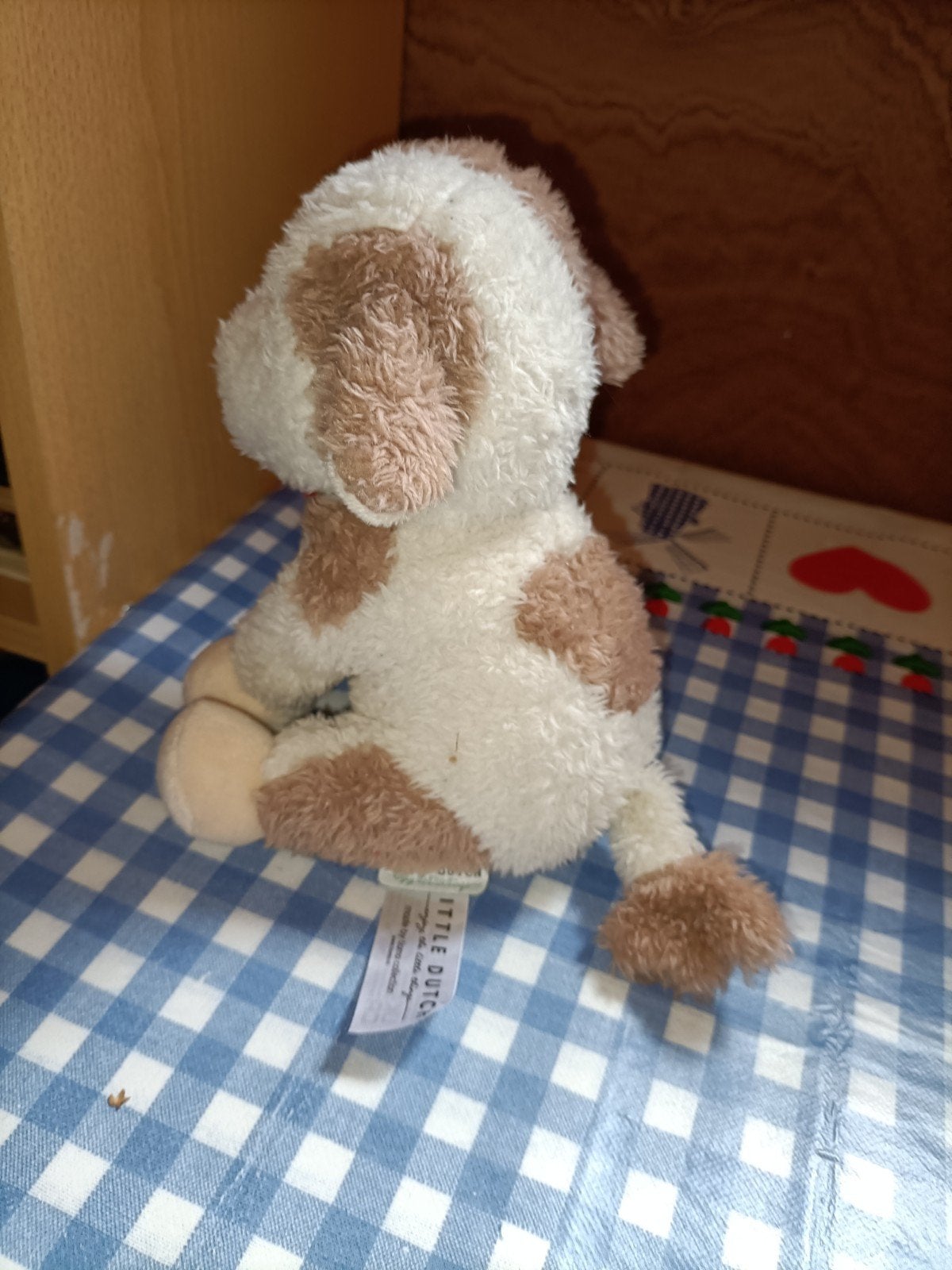 Koe knuffel Little Dutch Tiamo 18 cm groot, Ophalen of Verzenden, Zo goed als nieuw