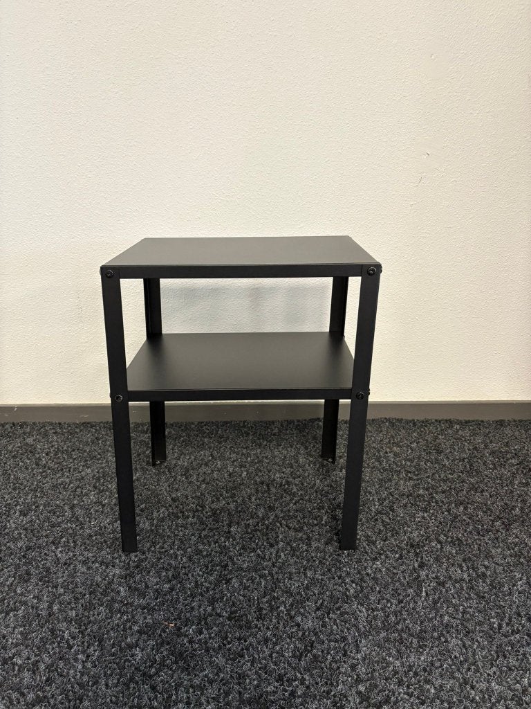 Bijzet tafeltjes 15x, Minder dan 55 cm, Metaal of Aluminium, Zo goed als nieuw, Rechthoekig