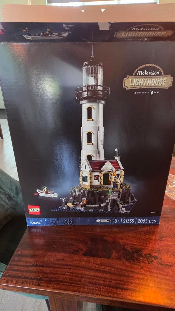 LEGO Ideas 21335 Gemotoriseerde Vuurtoren, Ophalen of Verzenden, Zo goed als nieuw, Overige merken