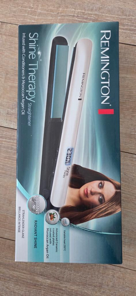 Remington Shine Therapy S8500 Stijltang Wit, Ophalen of Verzenden, Nieuw, Krultang of Stijltang