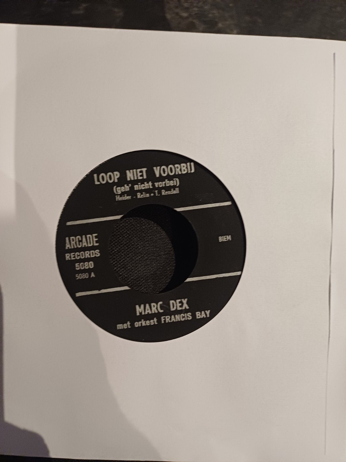 Marc Dex - Loop Niet Voorbij (7 inch vinyl single), Gebruikt, 7 inch, Ophalen of Verzenden, EP
