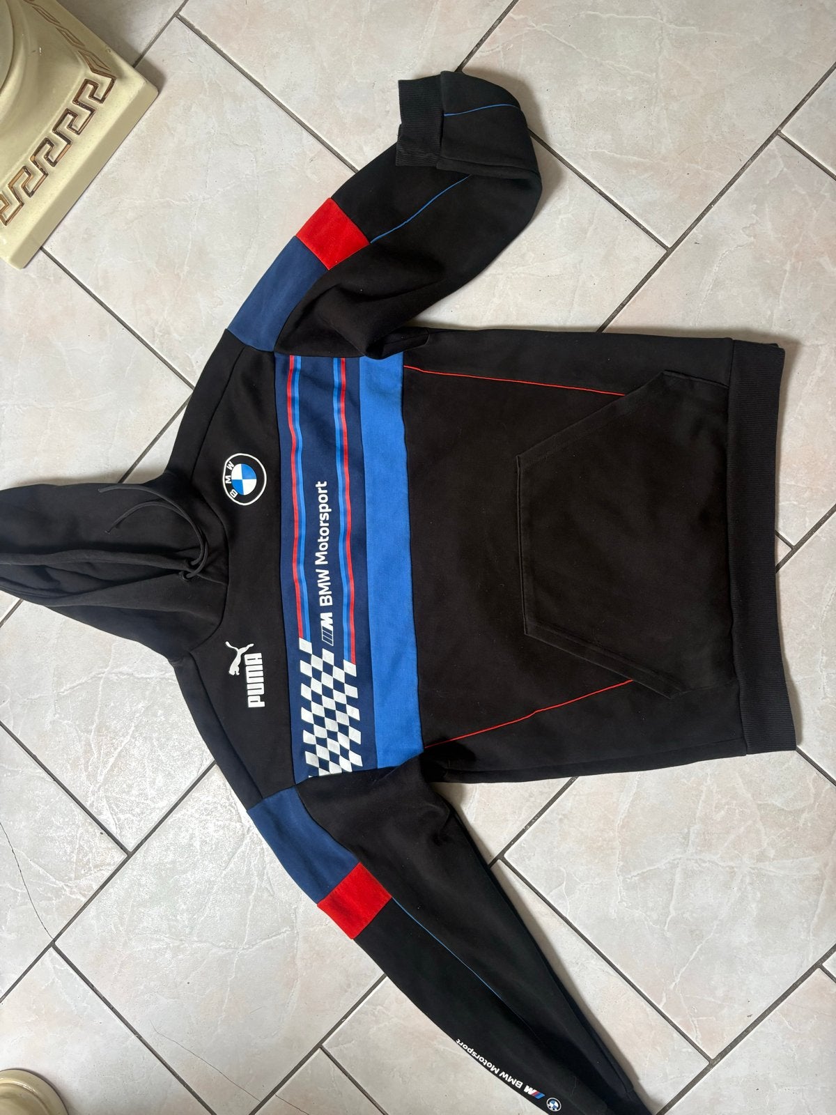 BMW Motorsport Puma hoodie - Zo goed als nieuw, Ophalen of Verzenden, Zo goed als nieuw, Maat 46 (S) of kleiner, Zwart