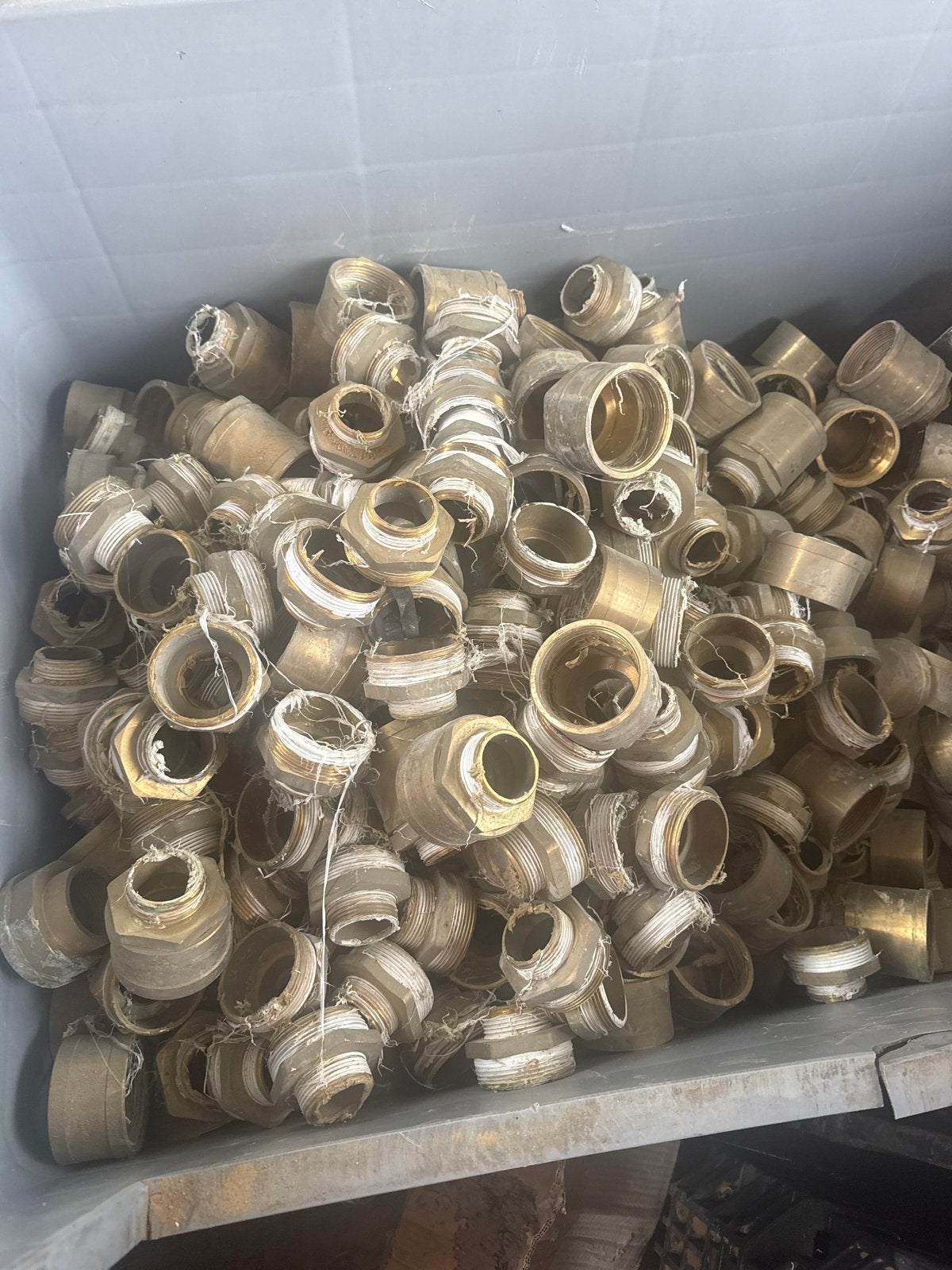 Messing Koppelstukken, Verloopstukken en Elektro Moffen, Overige materialen, Bochten, Gebruikt, 60 tot 80 mm