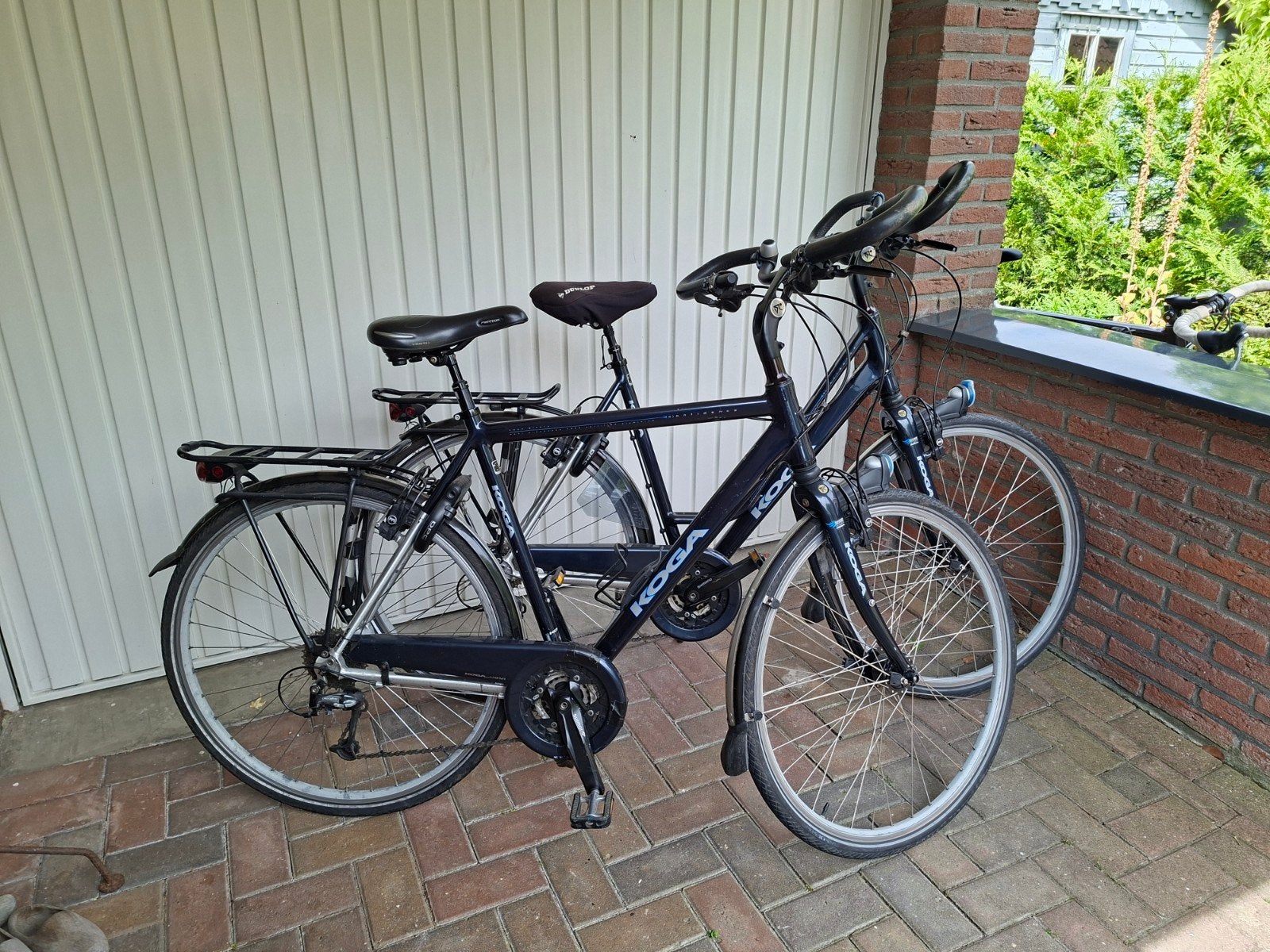 Koga Miyata Traveller fietsen., Fietsen en Brommers, Gebruikt, Velgrem, Versnellingen, 57 tot 61 cm