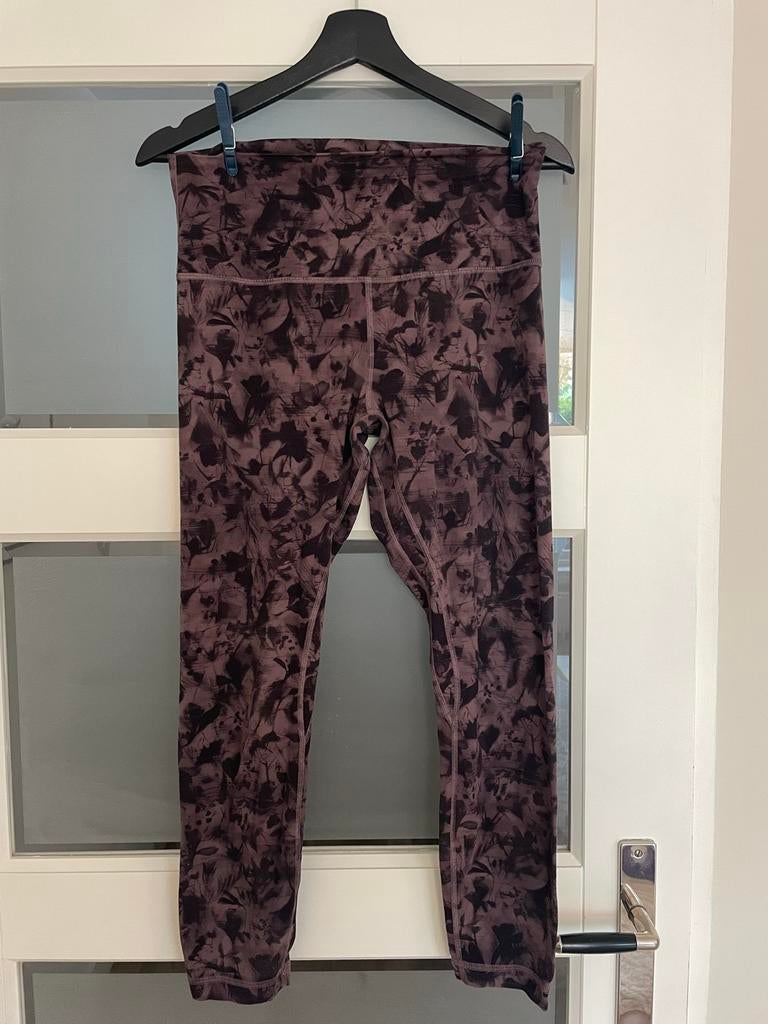 Lululemon Align high-rise 25” legging maat 10 38/40, Maat 38/40 (M), Paars, Ophalen of Verzenden, Driekwart