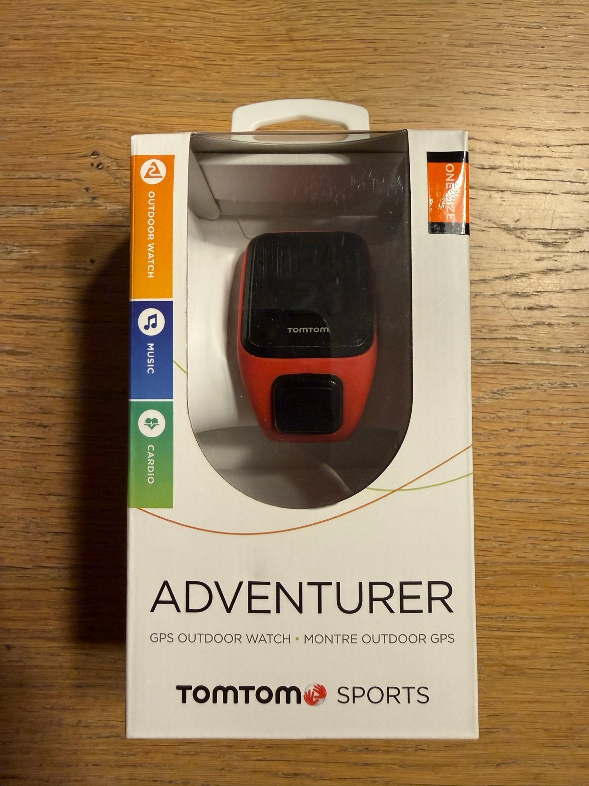 TomTom Adventurer GPS Outdoor Horloge - Rood, Afstand, Ophalen of Verzenden, Zo goed als nieuw, Waterdicht
