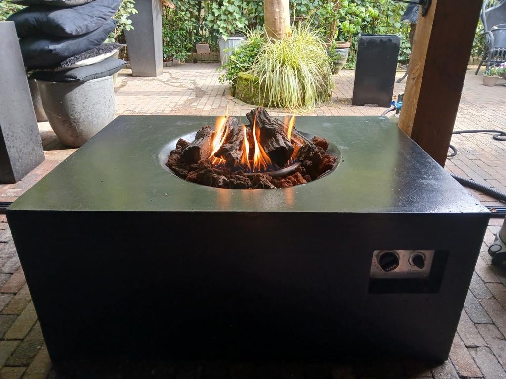 Happy Cocooning Vuurtafel incl. Grillplaat - Gas, Ophalen of Verzenden, Gebruikt
