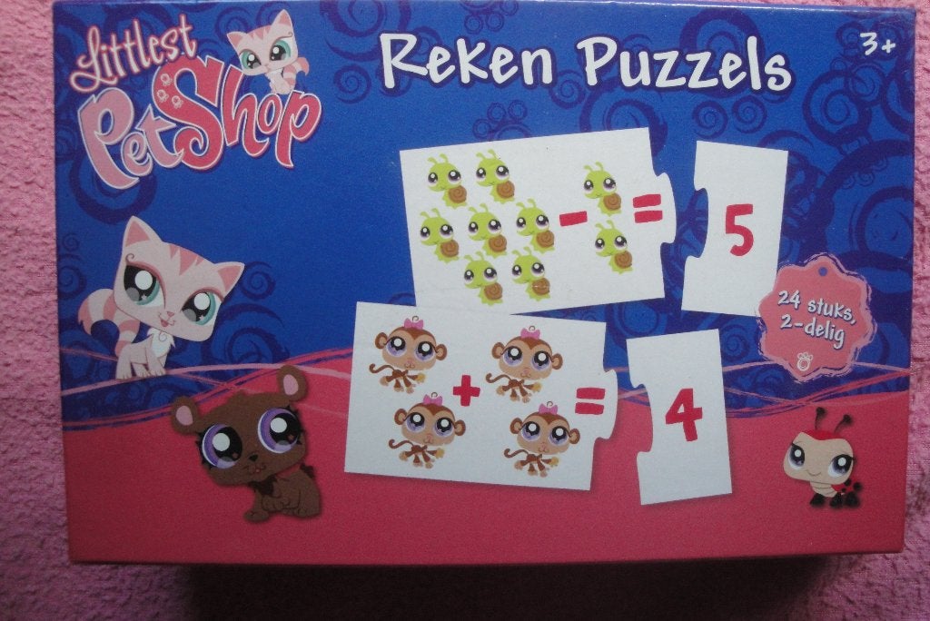 THE TOYCOMPANY KINDER REKEN PUZZLES  Voor 1.95euro., Ophalen of Verzenden, Minder dan 500 stukjes, Zo goed als nieuw, Legpuzzel