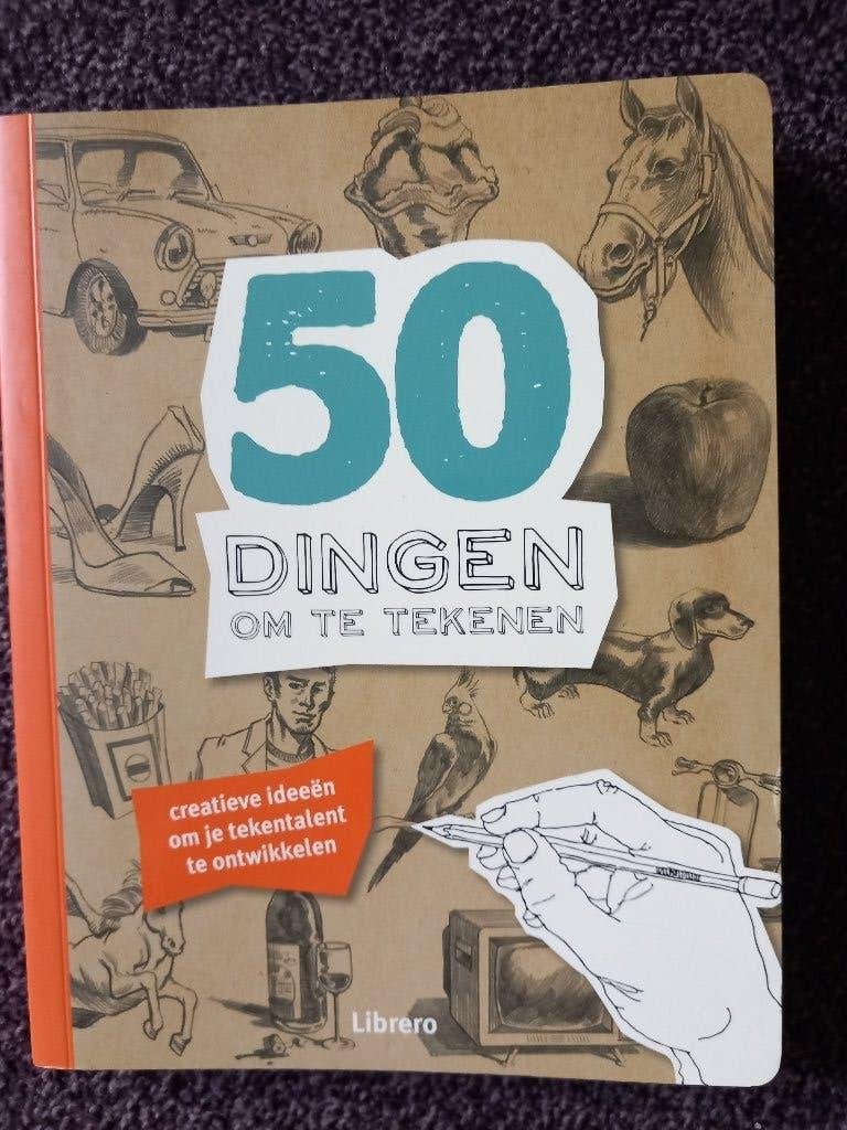 50 dingen om te tekenen, Boeken, Ophalen of Verzenden, Zo goed als nieuw, Ed Tadem, Tekenen en Schilderen