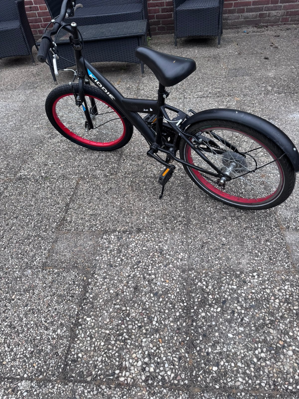 Stoere 20 inch KIDDIE kinderfiets – 2 jaar oud, Ophalen, Gebruikt, Staal, 16 tot 20 inch