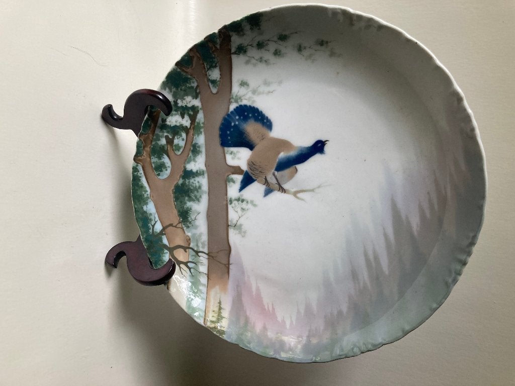 Antiek Rosenthal bord met vogel, Ophalen of Verzenden