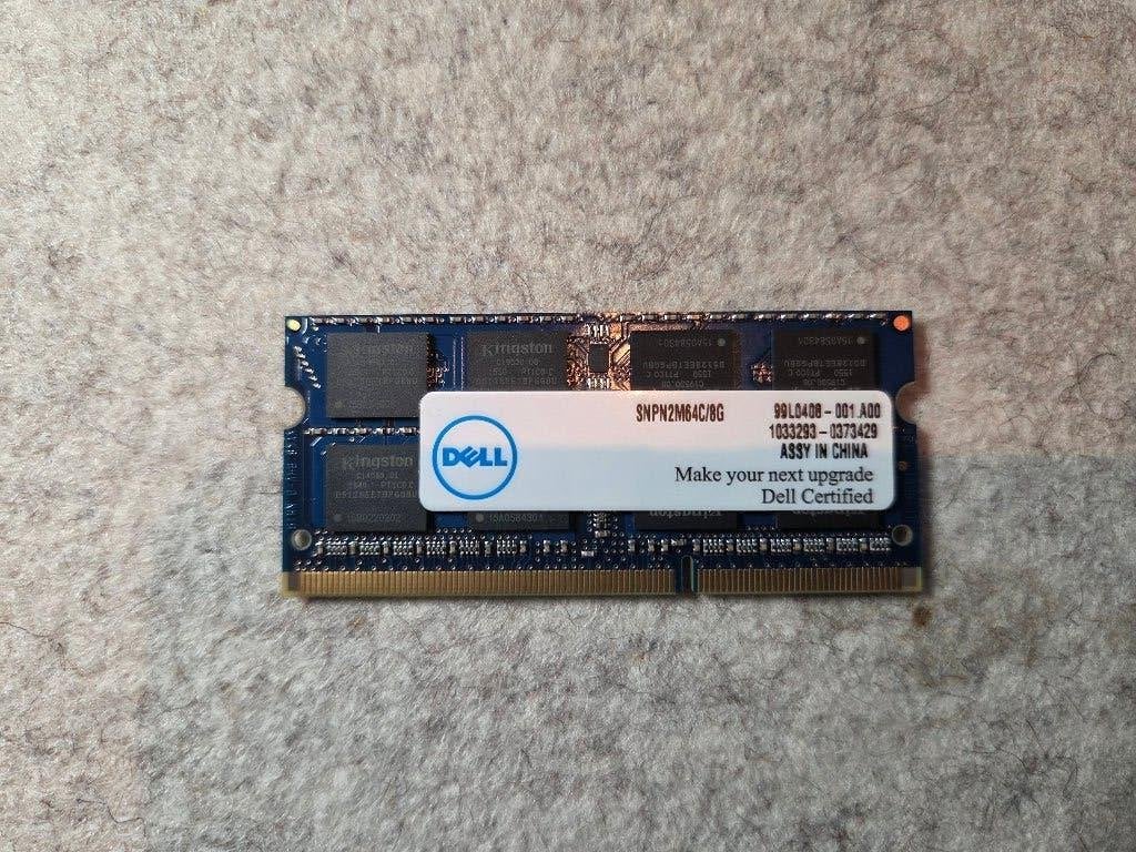 Dell 8GB DDR3L SO-DIMM, 8 GB, DDR3, Ophalen of Verzenden, Zo goed als nieuw