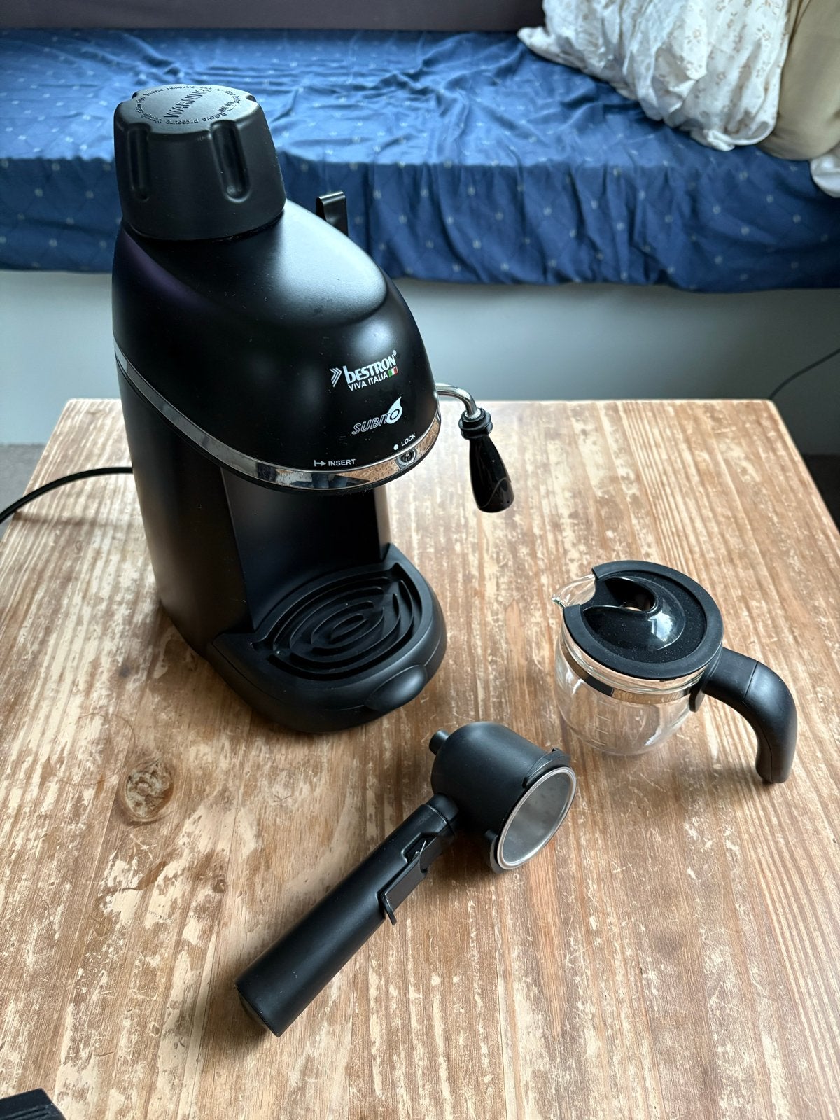 Bestron Viva Italia Espresso Apparaat - Nieuw, Ophalen of Verzenden, Nieuw, Espresso apparaat, Gemalen koffie