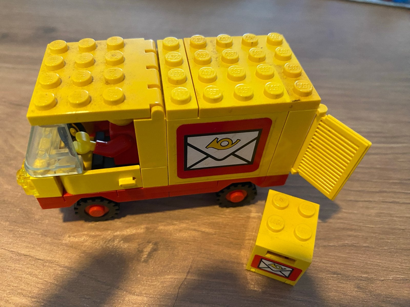 Vintage Lego Postwagen met Postbus (Set 6651), Lego, Ophalen of Verzenden, Compleet, Complete set
