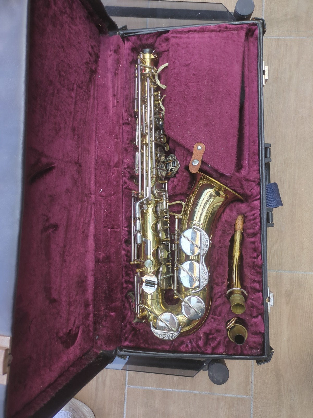 Amati Kraslice AAS 31 Altsaxofoon met koffer, Ophalen, Gebruikt, Alt, Met koffer