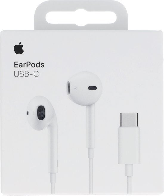 Apple Earpods USB-C, In-ear, Ophalen of Verzenden, Zo goed als nieuw, Wit