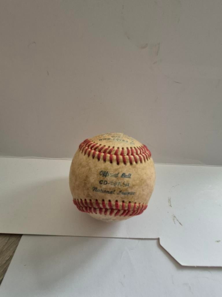 Gebruikte Honkbal - Officiële Bal National League, Ophalen of Verzenden, Gebruikt