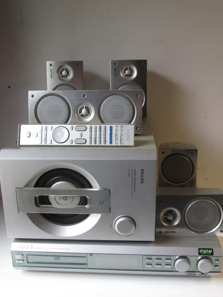 Philips stereo set, Philips, Tuner of Radio, Zo goed als nieuw, Losse componenten