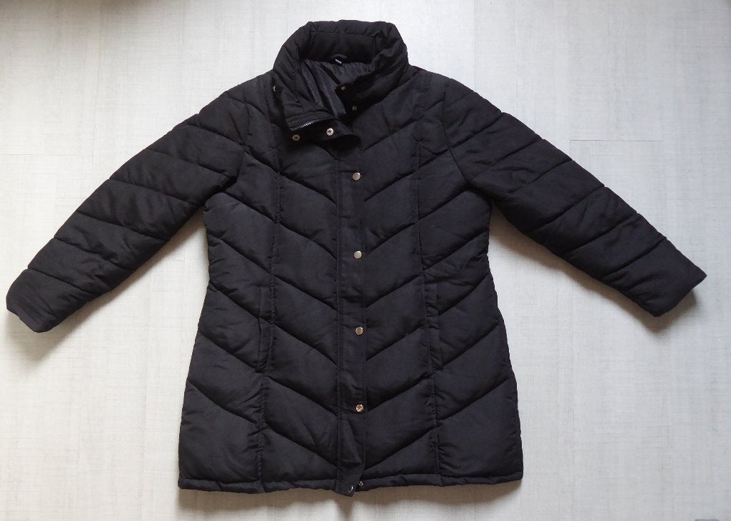 NIEUW gewatteerde winterjas zwart dames maat 44, Zeeman, Zwart, Maat 42/44 (L), Ophalen of Verzenden