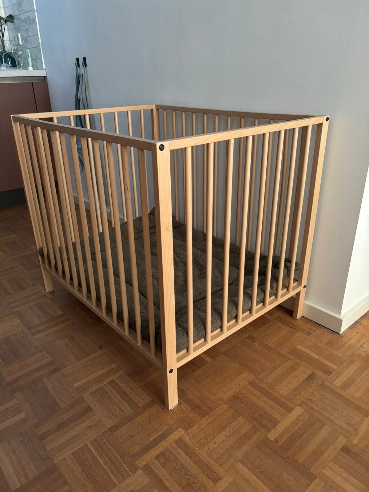 Box Europe Felix II incl Boxkleed Jolein, Kinderen en Baby's, Boxen, Ophalen, Zo goed als nieuw, Rechthoekig, In hoogte verstelbaar