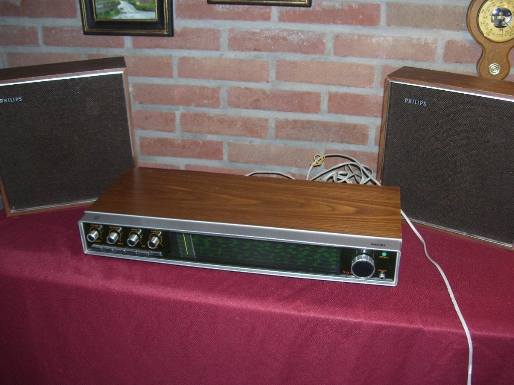 TUNER/VERSTERKER PHILIPS 701, Overige merken, Gebruikt, Ophalen of Verzenden, Minder dan 60 watt