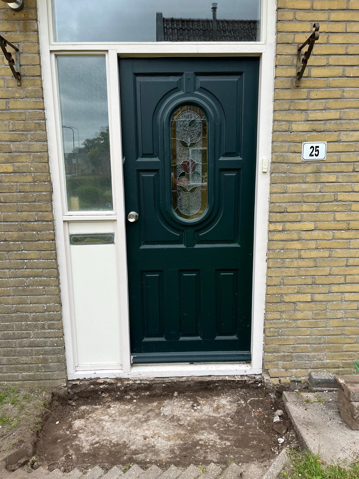 Voordeur te koop (exclusief kozijn), Ophalen, Gebruikt, 80 tot 100 cm, Buitendeur