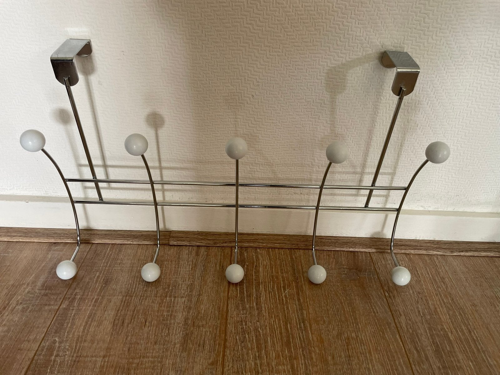 Ikea kapstok deurkapstok Memphis style deurhanger wit, Ophalen of Verzenden, Gebruikt, Wandkapstok, Minder dan 100 cm