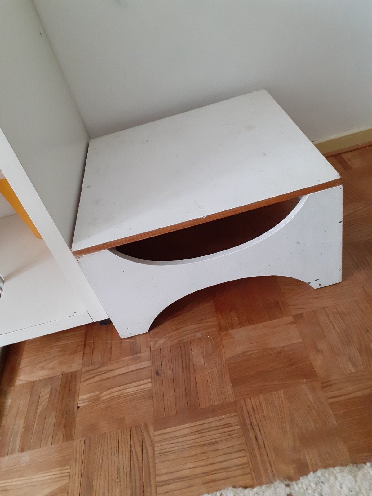 compact salontafeltje, Huis en Inrichting, Tafels | Salontafels, Ophalen, Vierkant, Minder dan 50 cm, Minder dan 50 cm
