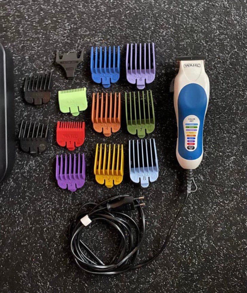 Wahl haar tondeuse, met verschillende opzet stukken, Ophalen of Verzenden, Zo goed als nieuw, Tondeuse