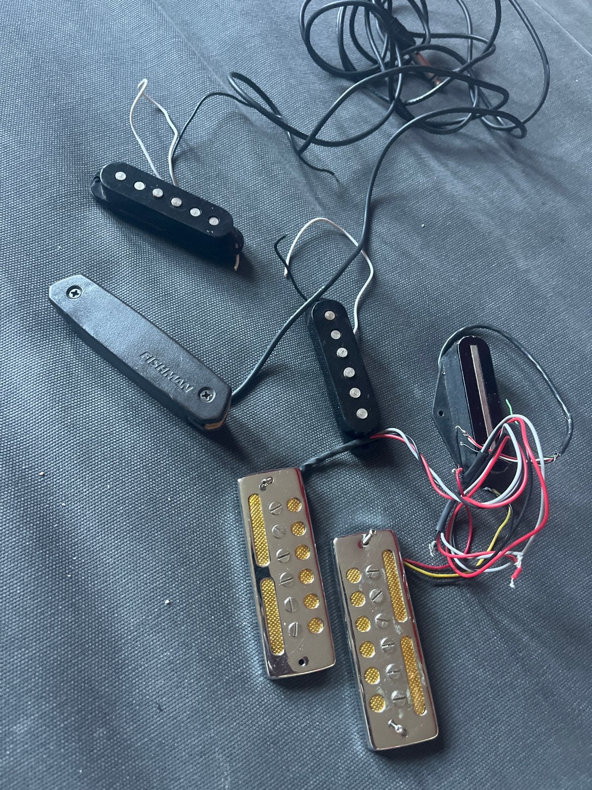 Partij diverse gitaar pickups (deels defect), Ophalen of Verzenden, Gebruikt, Overige merken