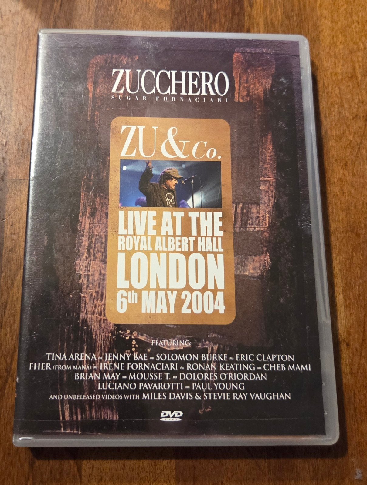 Zucchero ZU & Co. Live at the Royal Albert Hall - DVD, Alle leeftijden, Ophalen of Verzenden, Zo goed als nieuw