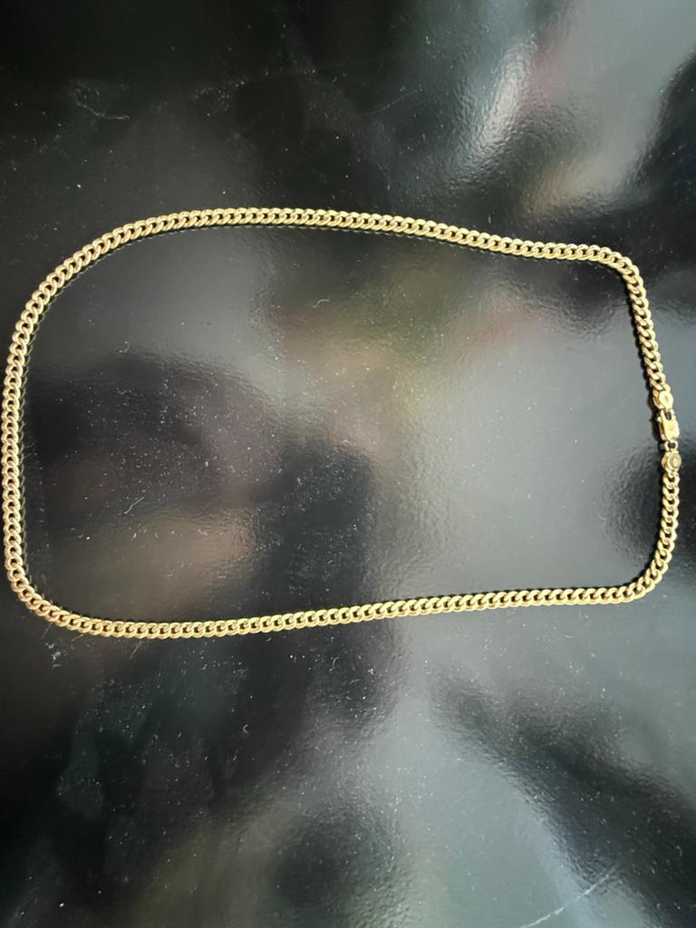 18kr. Gouden ketting - Schakelketting, Ophalen, Zo goed als nieuw, Goud