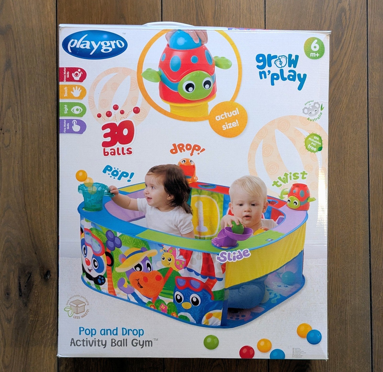Playgro Pop and Drop Activity Ball Gym Ballenbak, Ophalen, Zo goed als nieuw, Overige typen