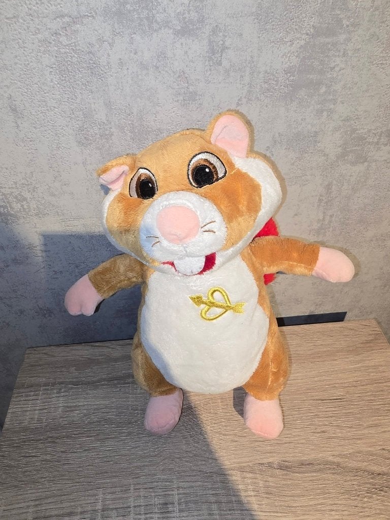 Leuke hamster knuffel met hartje, Hamster, Ophalen of Verzenden, Zo goed als nieuw, Middelgroot (20 tot 80 cm)