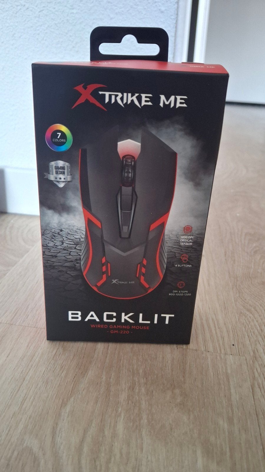 Nieuwe Xtrike Me GM-220 Backlit Gaming Muis, Computers en Software, Muizen, Muis, Gaming muis, Nieuw, Ophalen of Verzenden