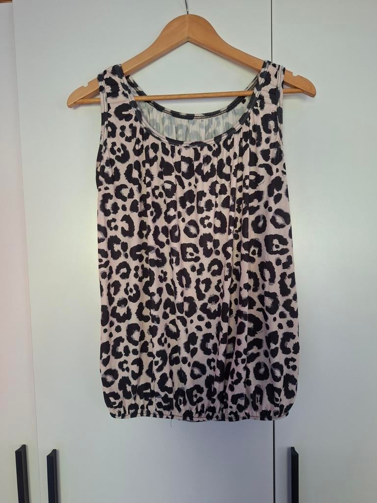 Panterprint ballontop 42-46, Kleding | Dames, Grote Maten, Ophalen of Verzenden, Bruin